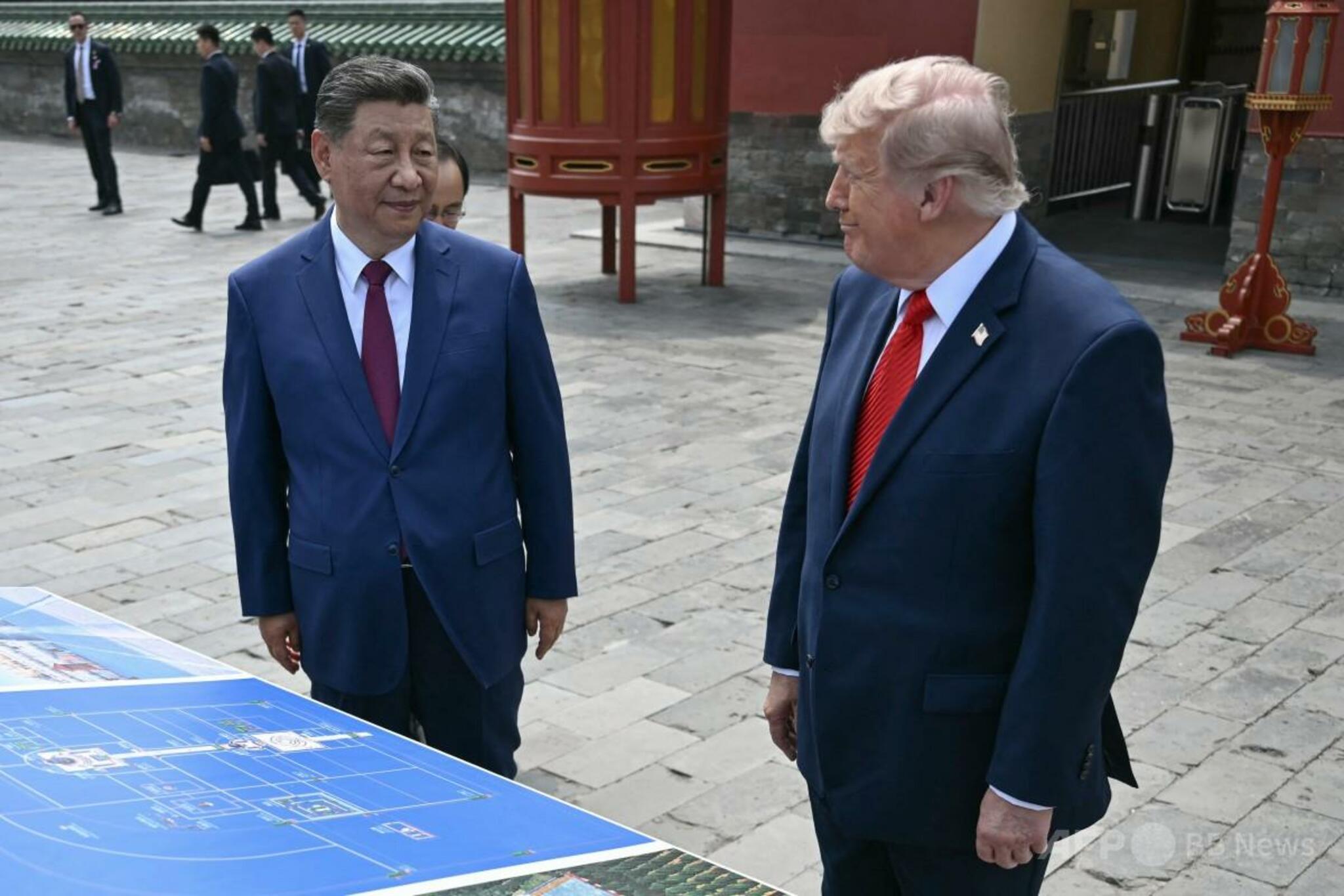 トランプ氏、習氏と天壇公園散策「中国は美しい」