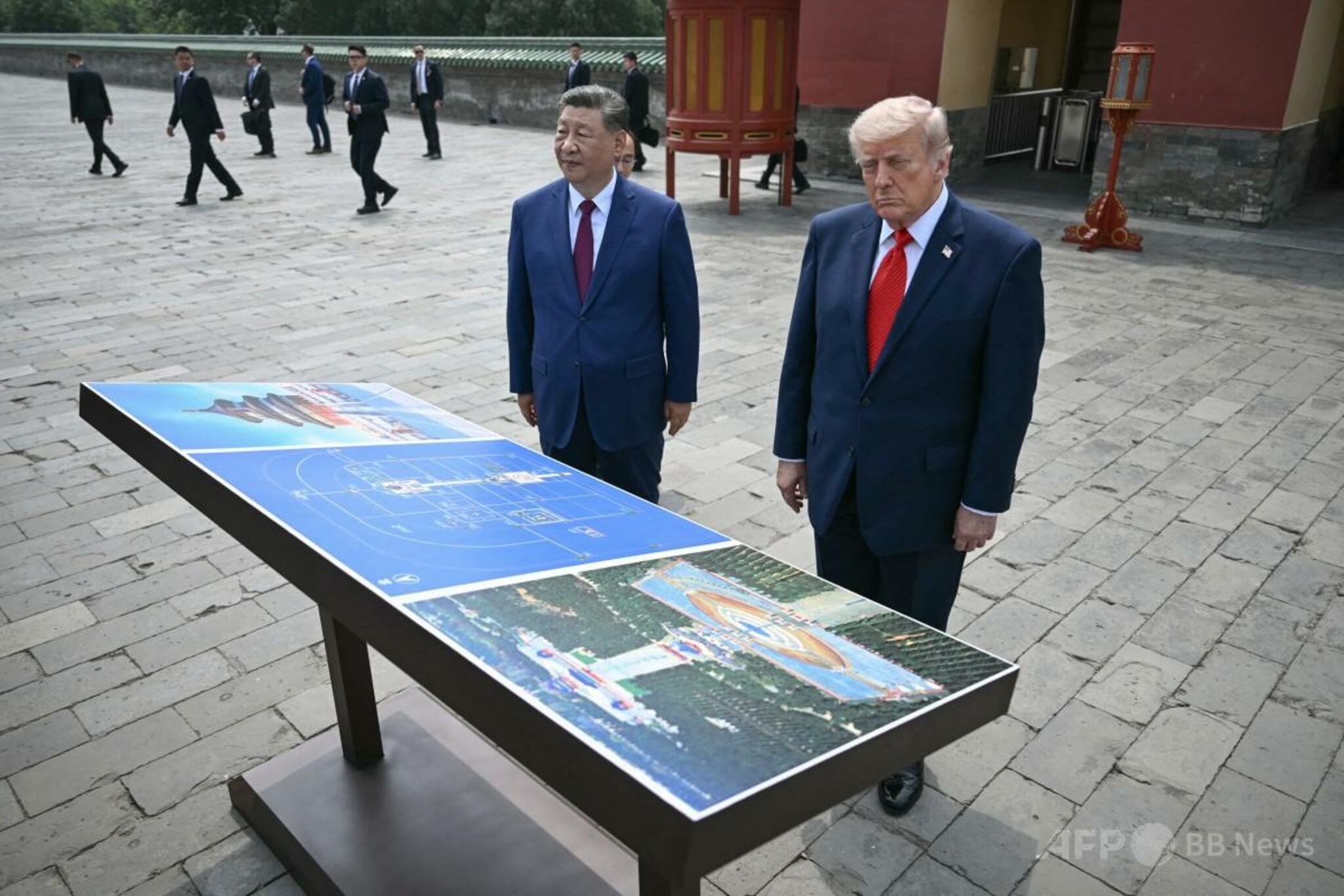 トランプ氏、習氏と天壇公園散策「中国は美しい」