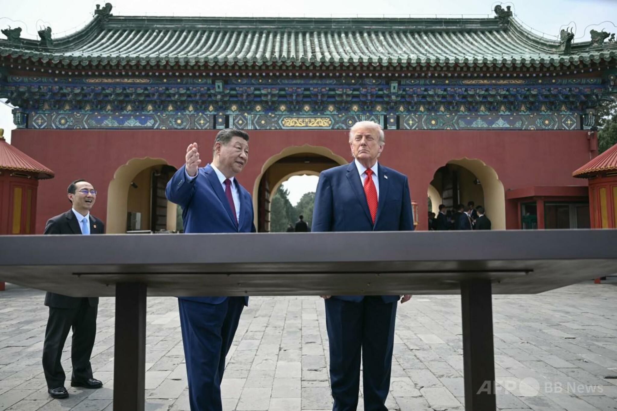 トランプ氏、習氏と天壇公園散策「中国は美しい」