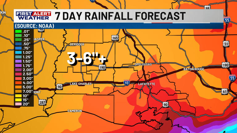 First alert forecast: Multiple rounds of showers possible through early ...