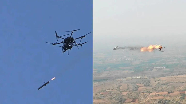 Watch: DRDO’s UAV-fired missile destroys airborne target during air and ...