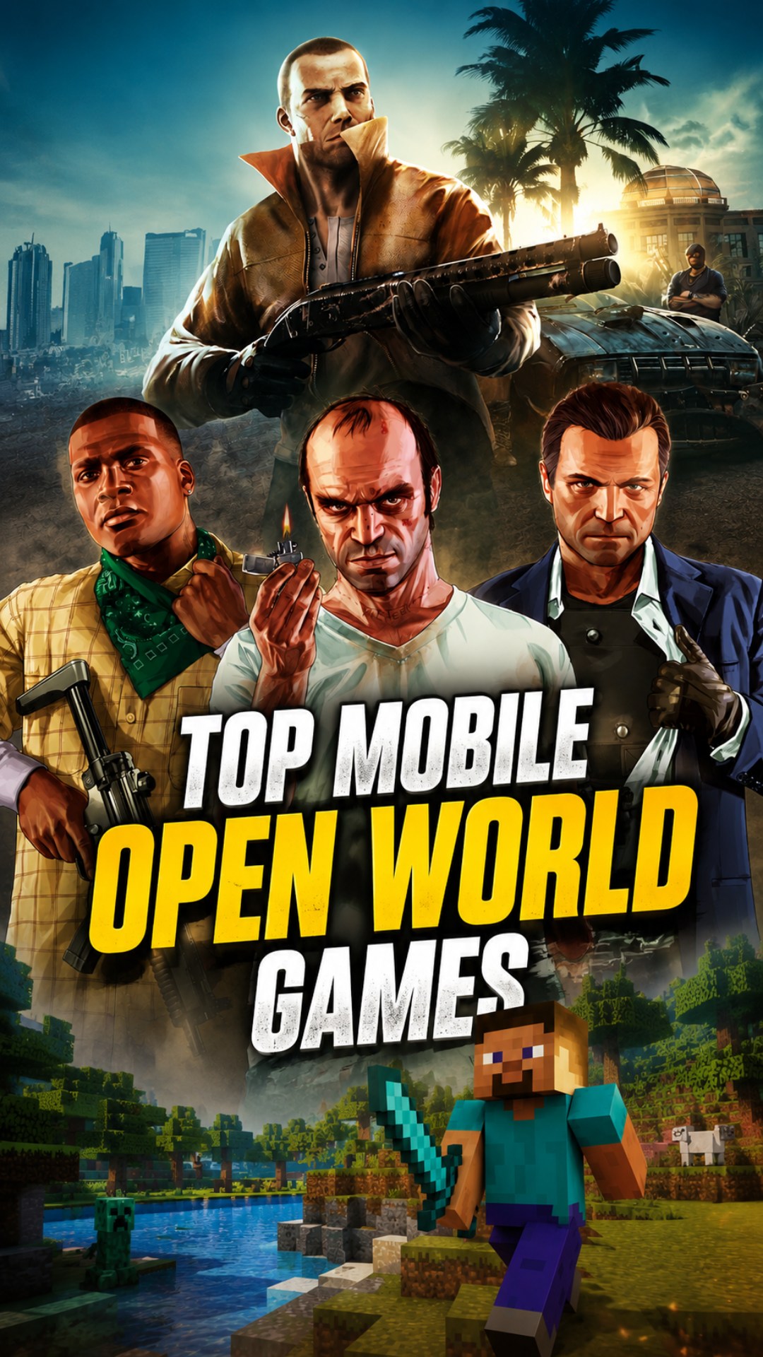 Top 5 open world games for Android/iOS