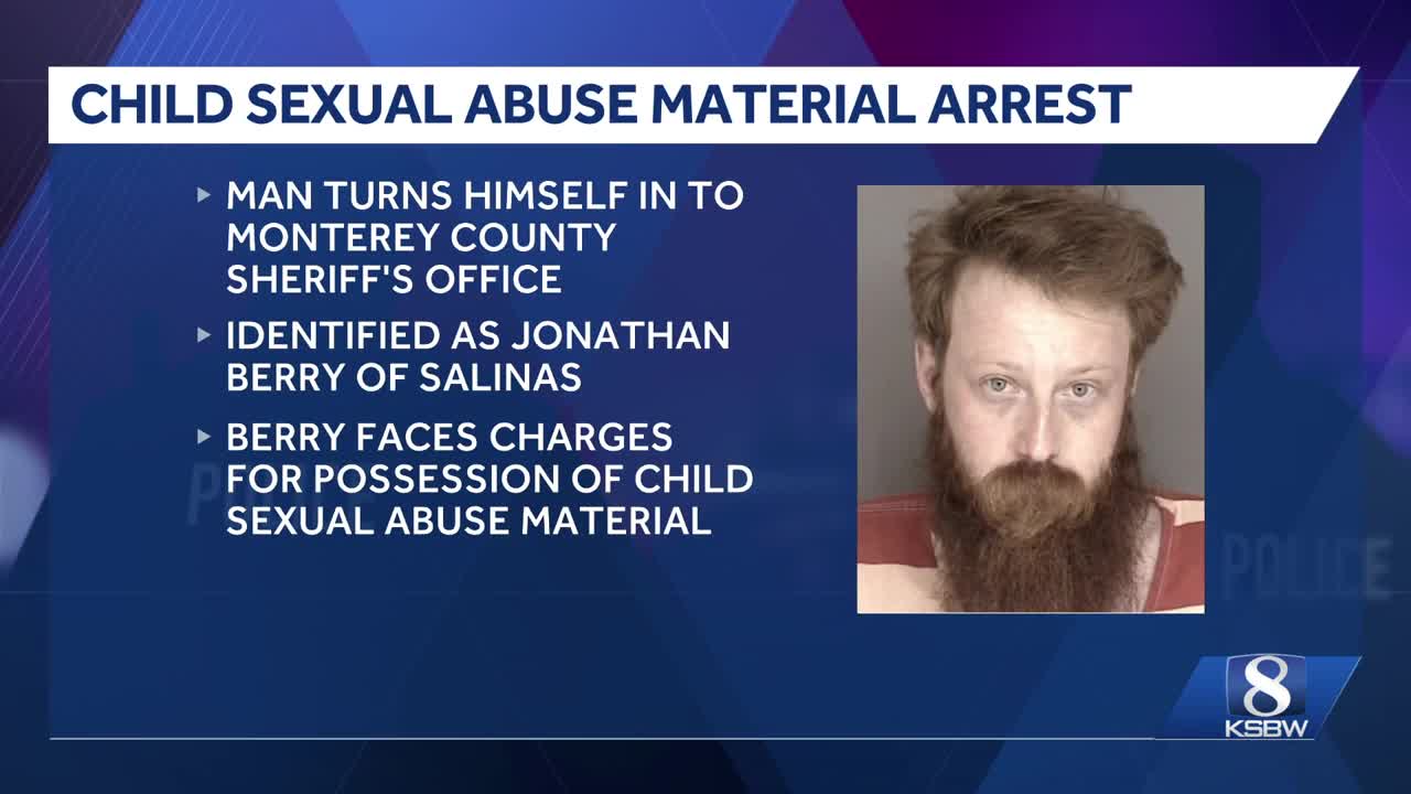 Monterey County man arrested on child sexual abuse material charge