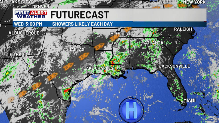 First alert forecast: Multiple rounds of showers possible through early ...