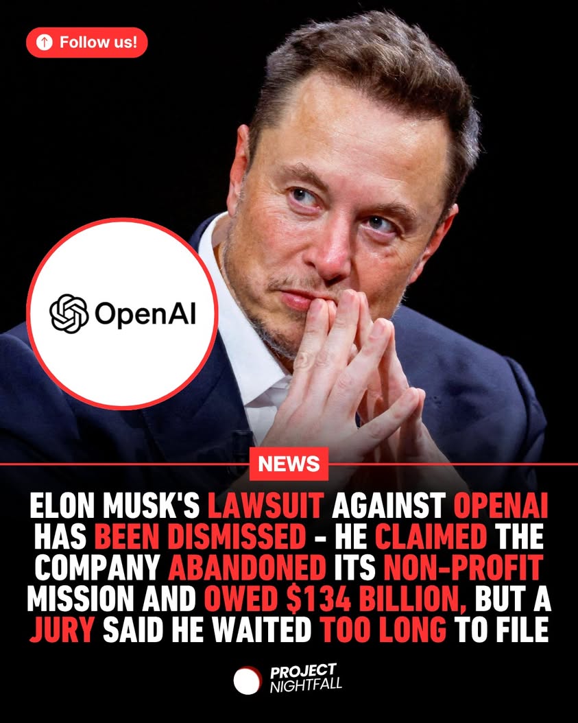 Elon Musk's $134 billion OpenAI lawsuit crushed in 113 minutes!