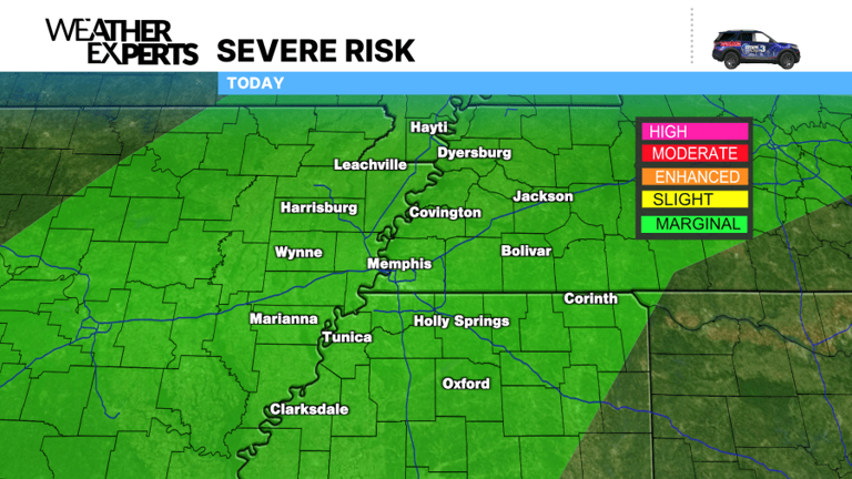 Heavy rain and storms possible Tuesday