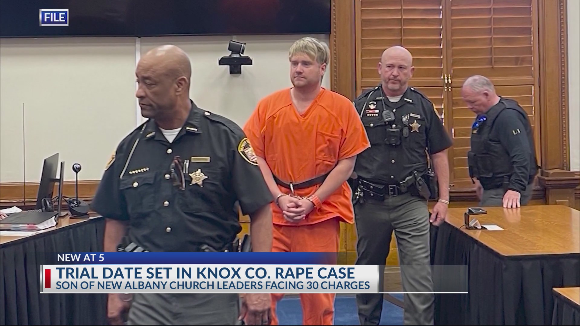 Trial date set in rape case for son of New Albany church leaders