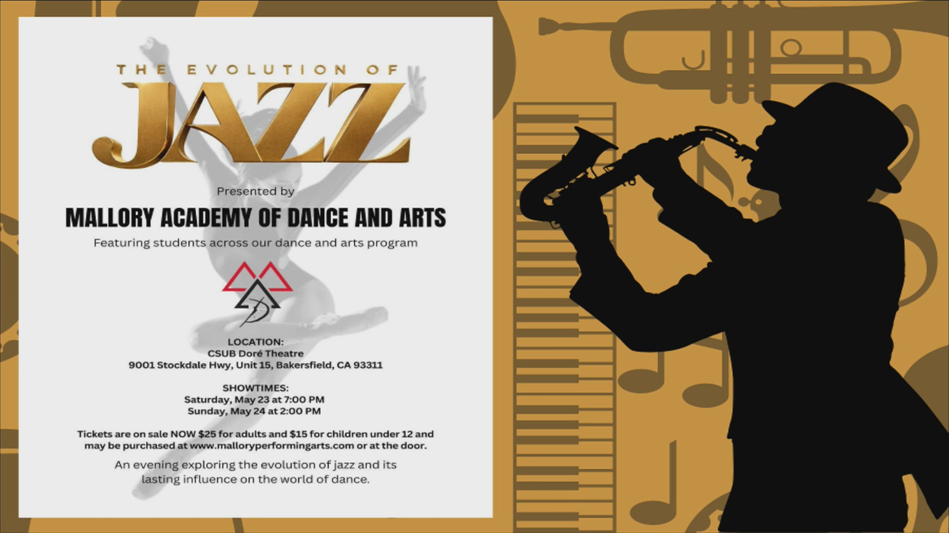 Evolution of jazz performance set for this weekend