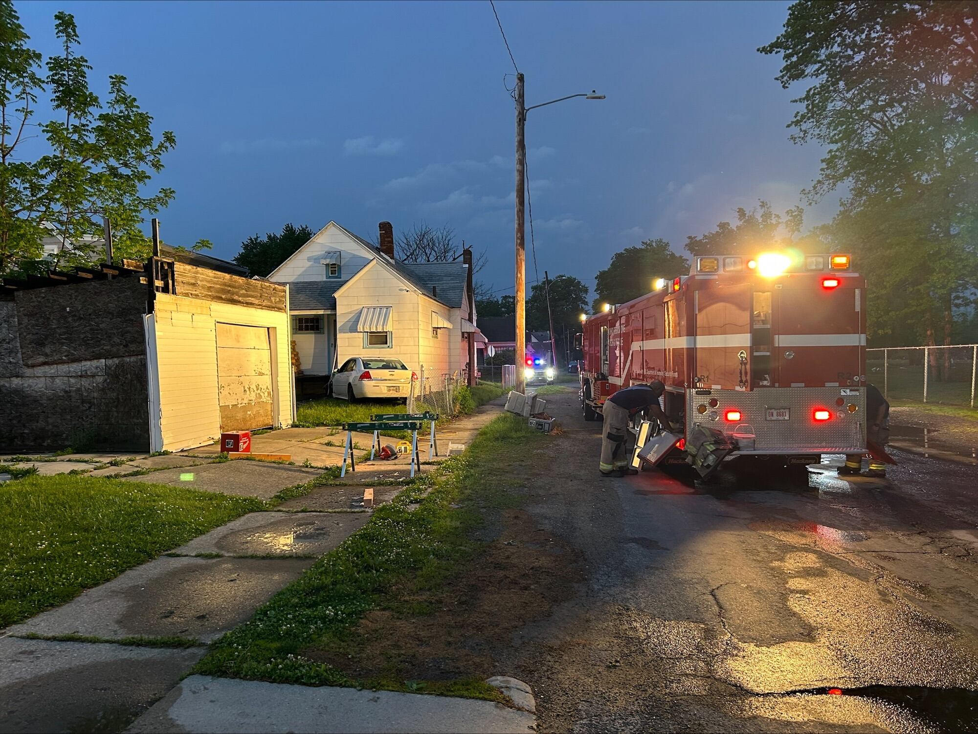 Driver hospitalized after crashing into Toledo house