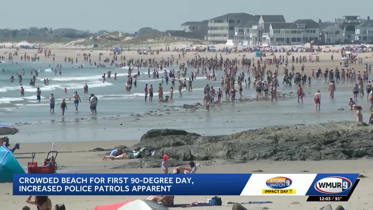 Thousands head to Hampton Beach on hot New Hampshire day