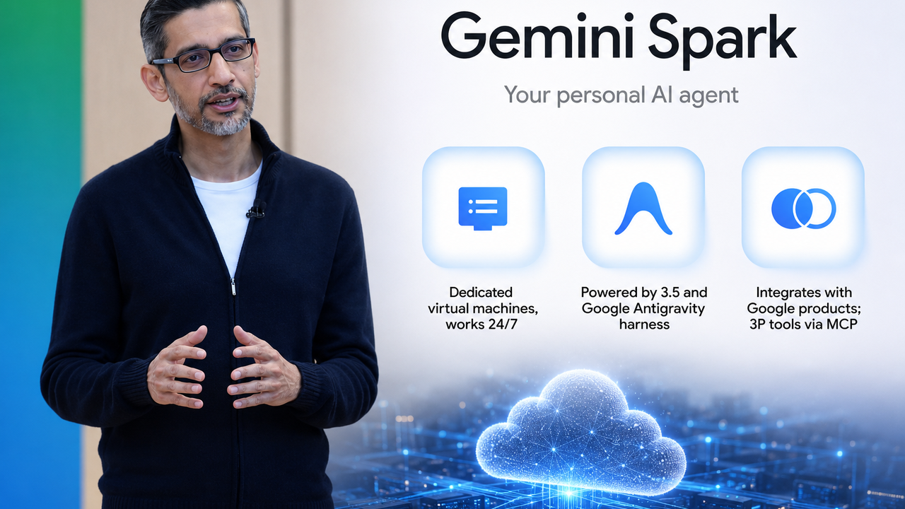 Google brings Gemini Spark, a personal AI agent that works for you 24/7
