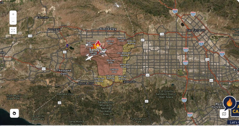 Why the Sandy Fire in California is difficult to contain right now