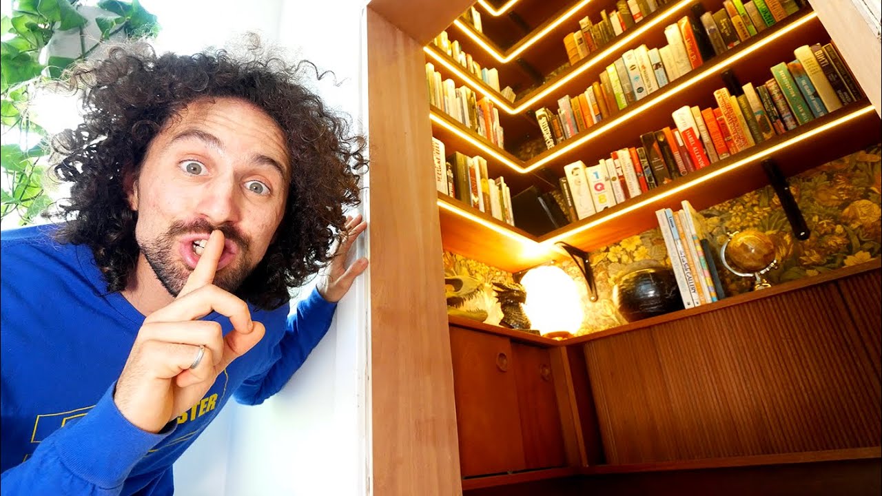 Transforming a closet into a reading paradise