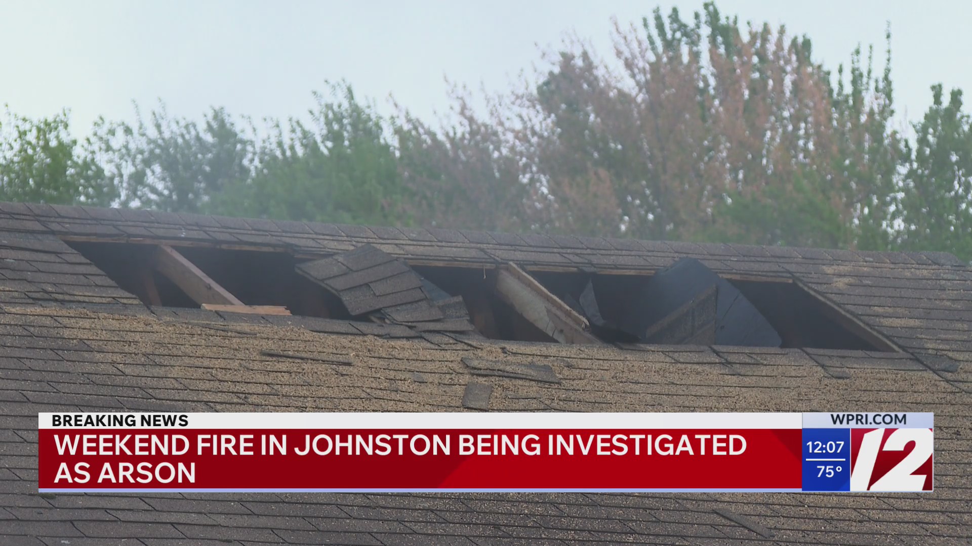 Johnston fire being investigated as arson