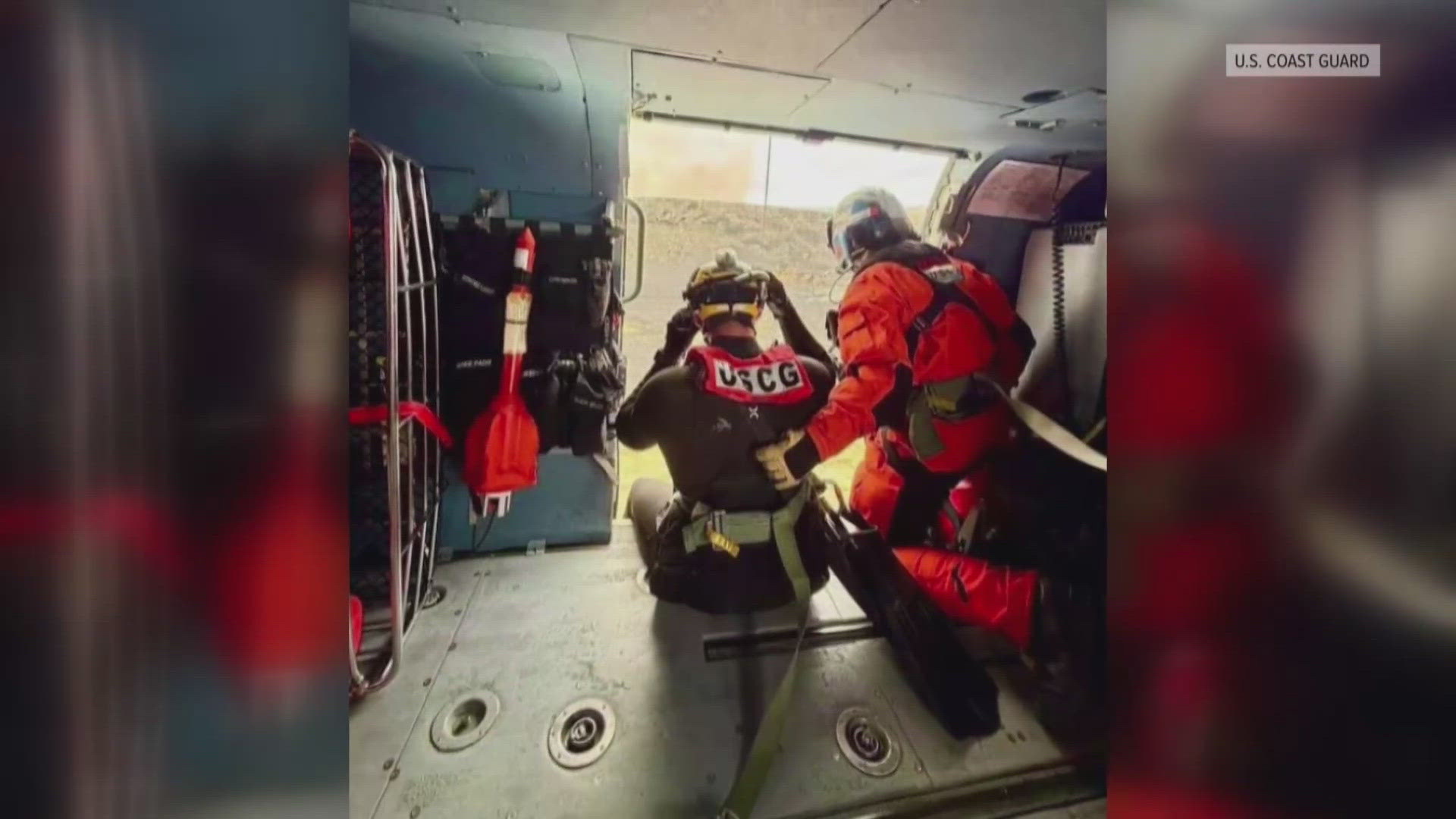 Coast Guard finds stranded sailor near massive Santa Rosa Island wildfire