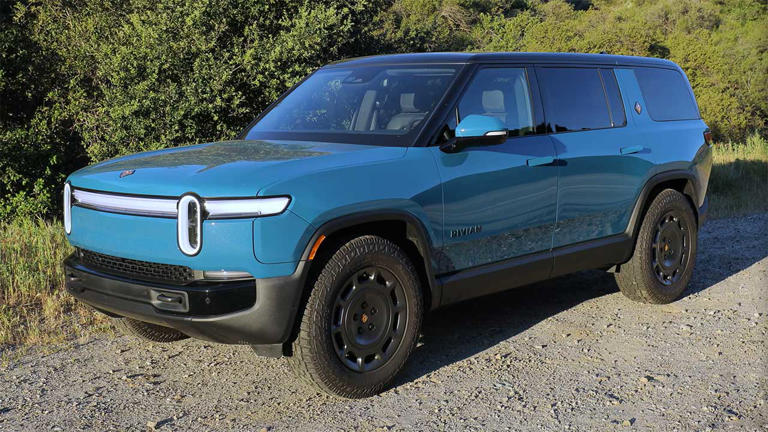 The Rivian R1S tops 410 miles per charge in tri-motor trim — and 68% of ...