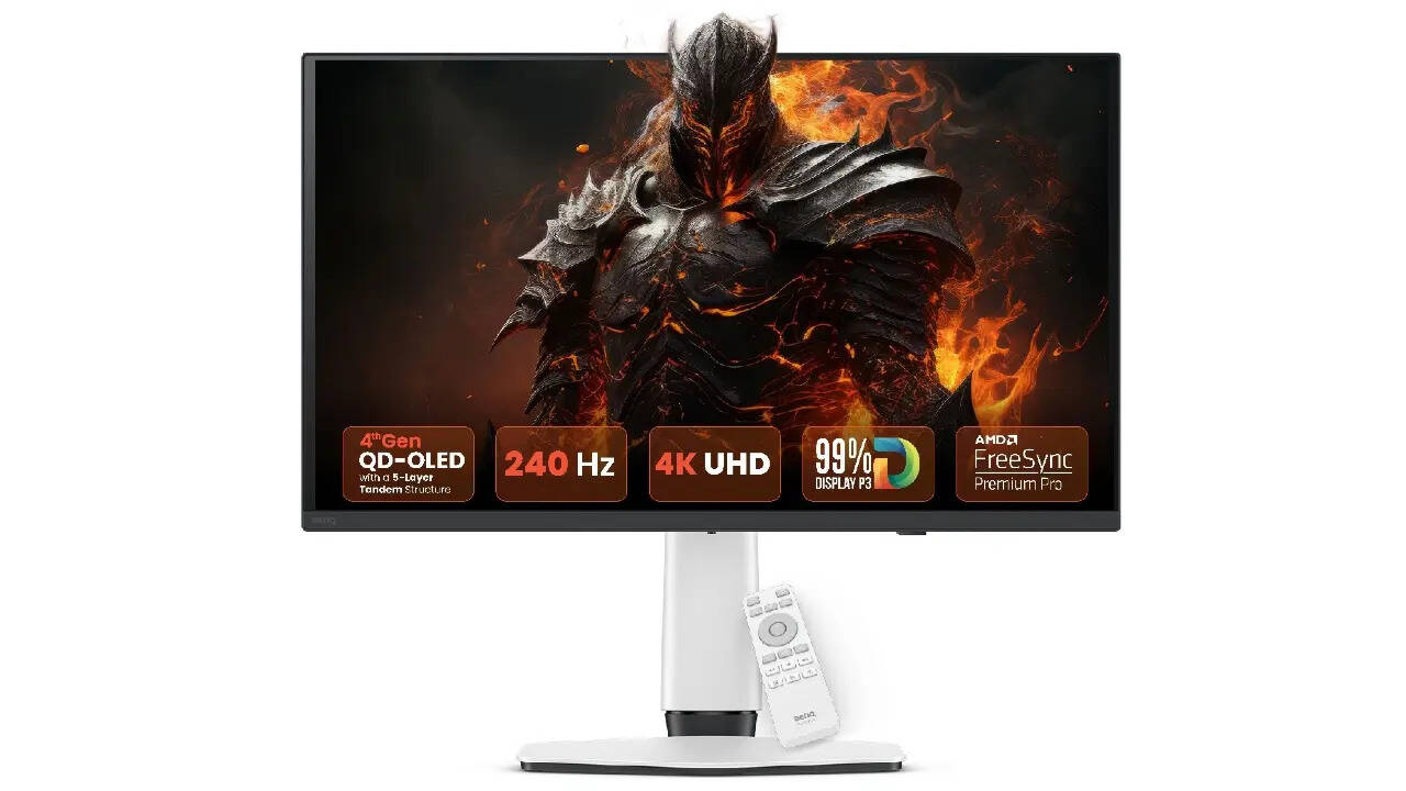 BenQ MOBIUZ EX321UZ QD-OLED gaming monitor launched in India: Price ...