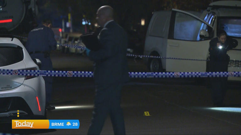 One man is dead and four others seriously injured after a shooting at a home in Canley Heights in Sydney's south-west.