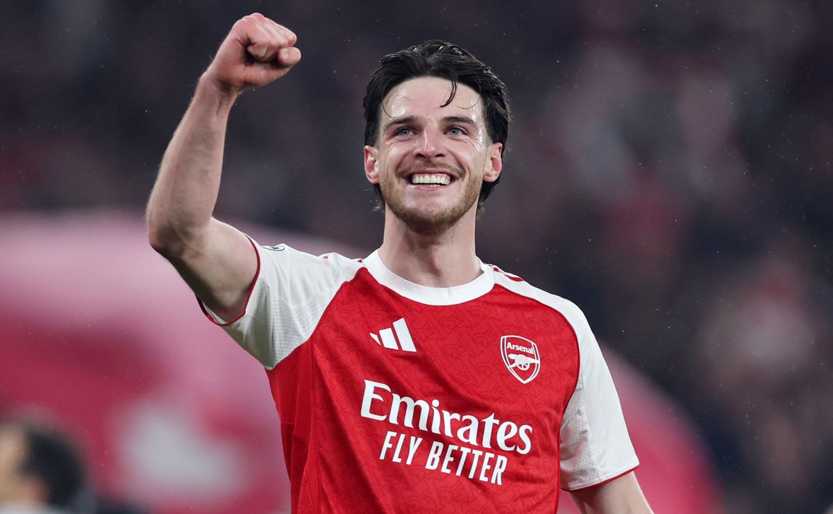 Declan Rice reacts to Arsenal’s Premier League title win on Instagram ...