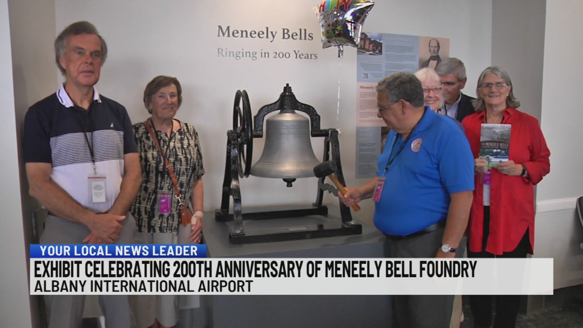 Albany airport exhibit celebrating 200th anniversary of Meneely Bell ...