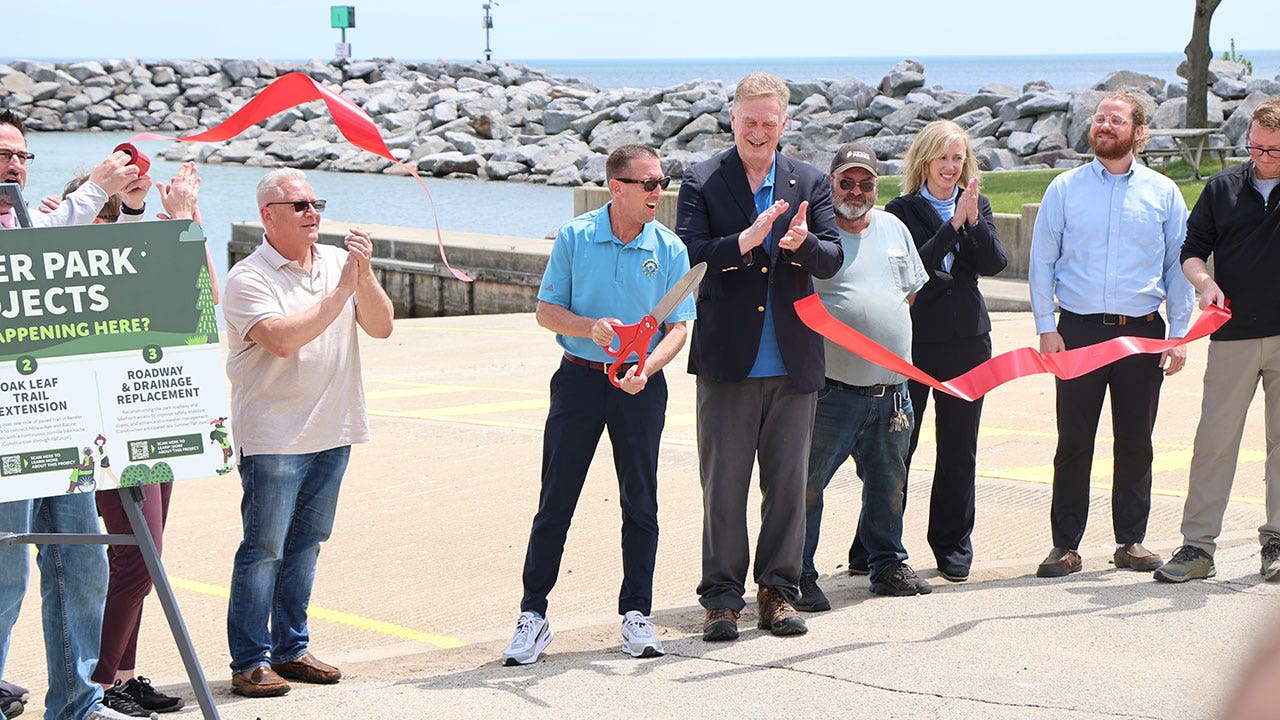 Bender Park boat launch reopening, ribbon-cutting ceremony
