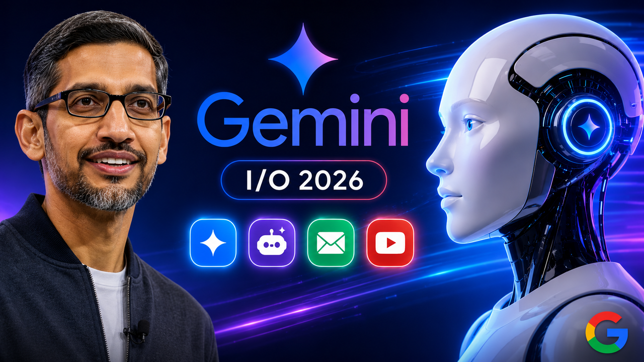 5 biggest AI announcements Sundar Pichai made at Google I/O 2026