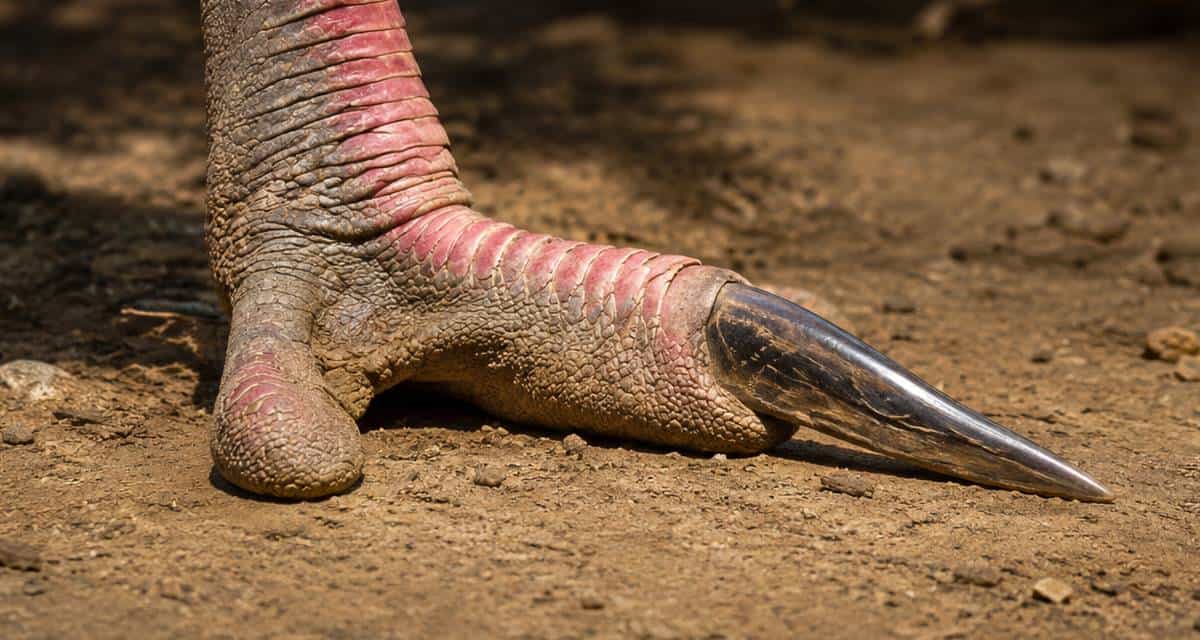 This giant flightless bird has razor-sharp talons built for serious damage