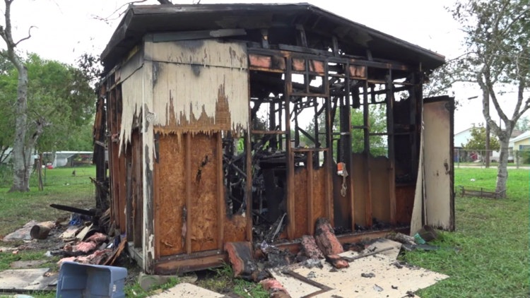 Lightning strike ignites shed fire in Ben Bolt during overnight storms