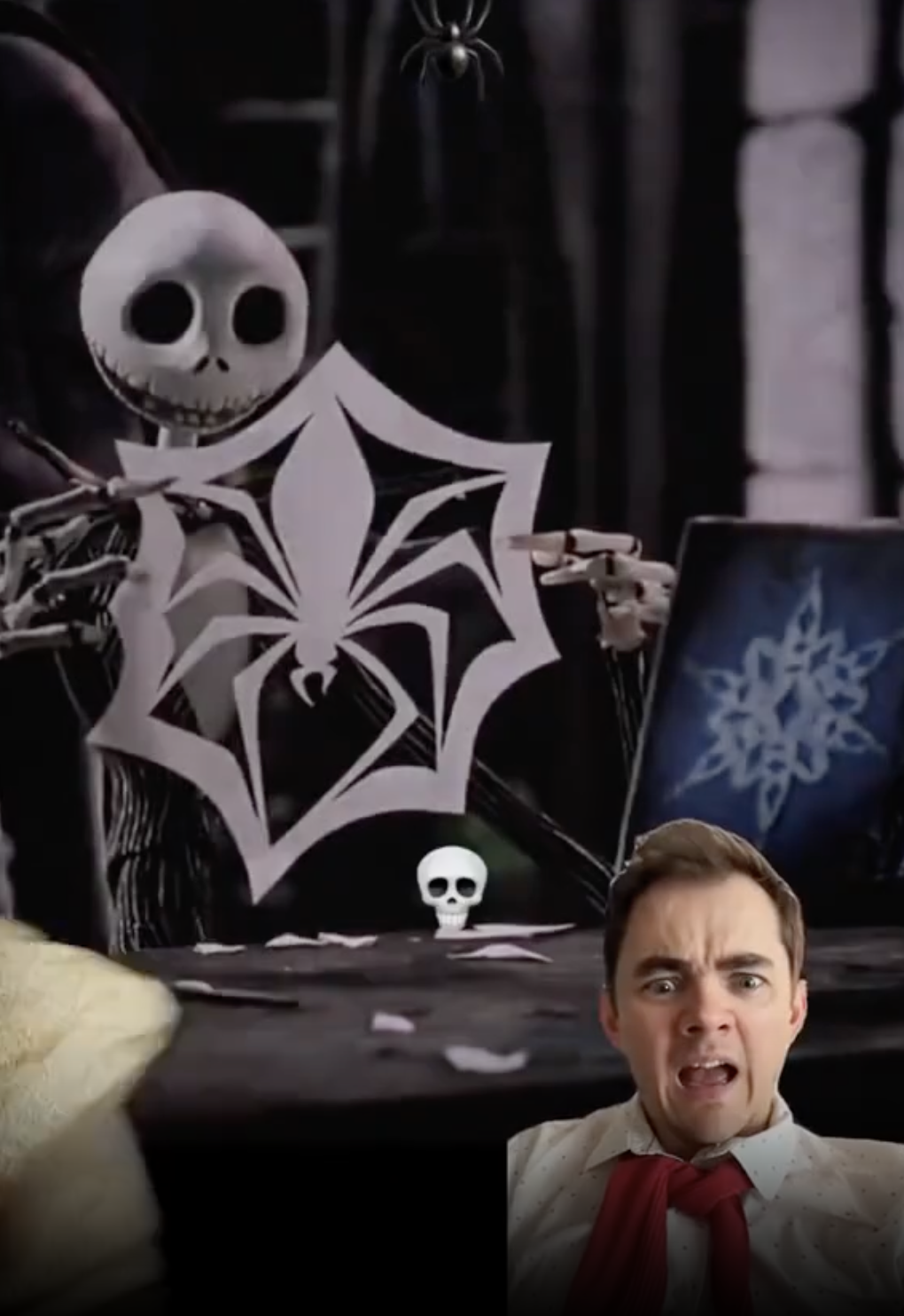 Spider paper cut