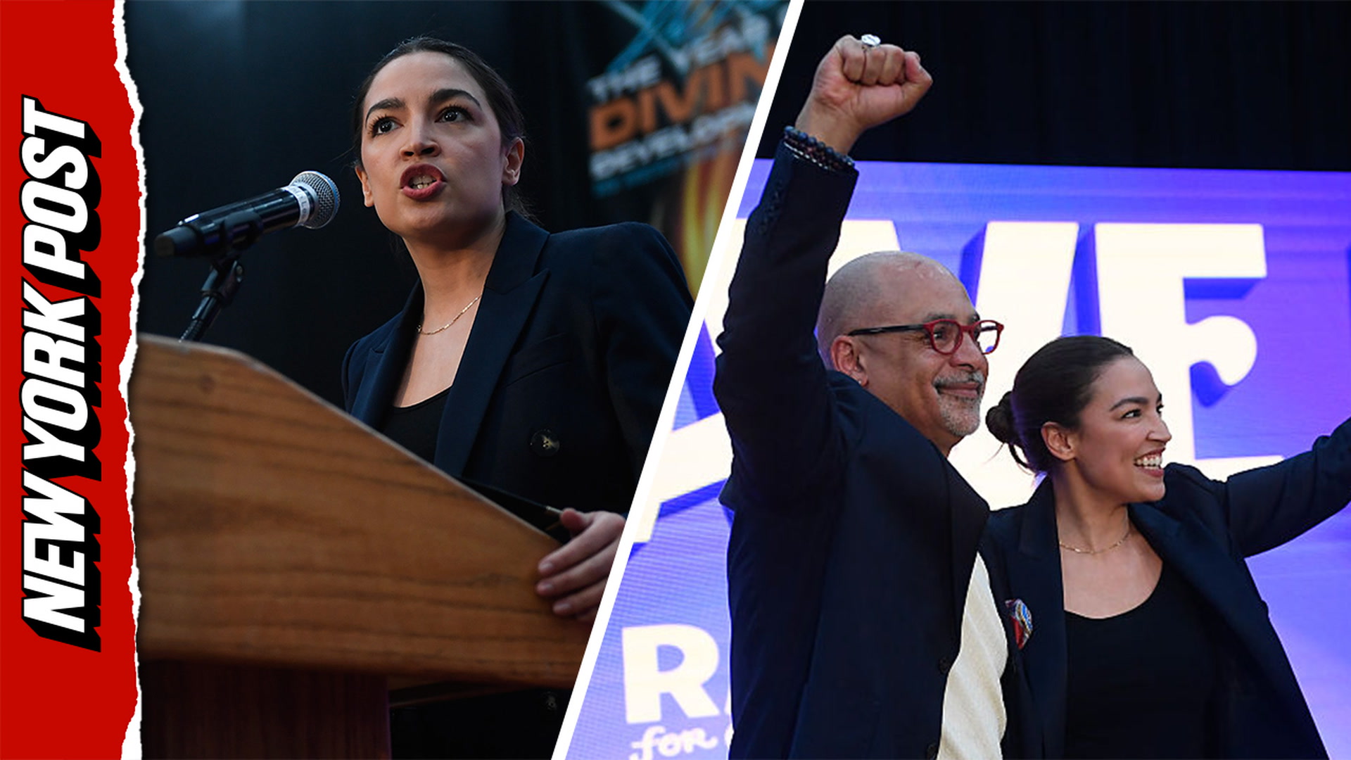 Alexandria Ocasio-Cortez stumps for Chris Rabb at a May rally in ...