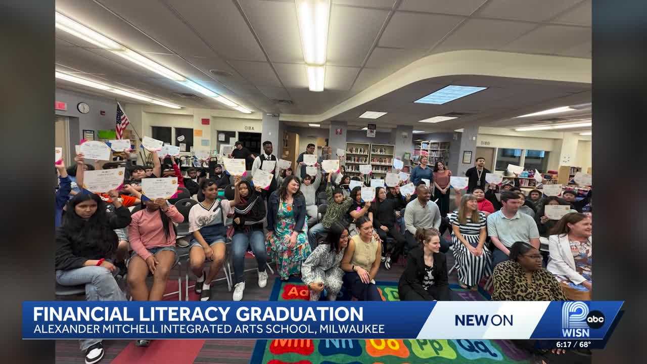 Milwaukee sixth graders celebrate financial literacy graduation at ...