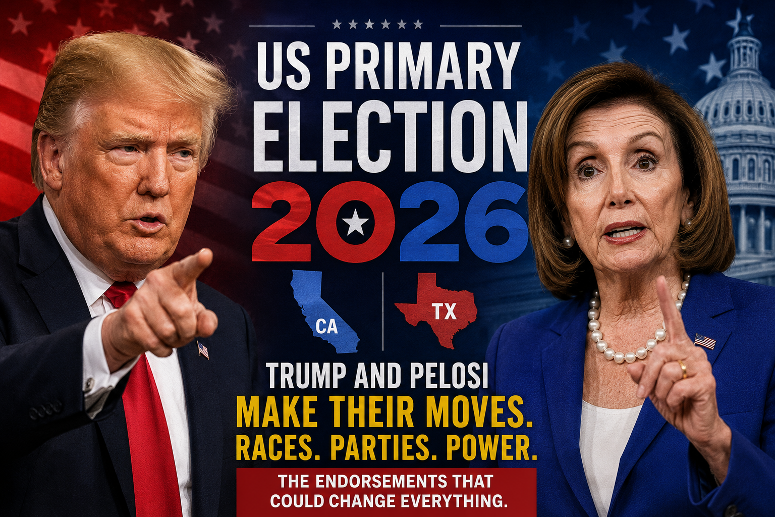 Pelosi, Trump break silence on primary races: Will endorsements from ...