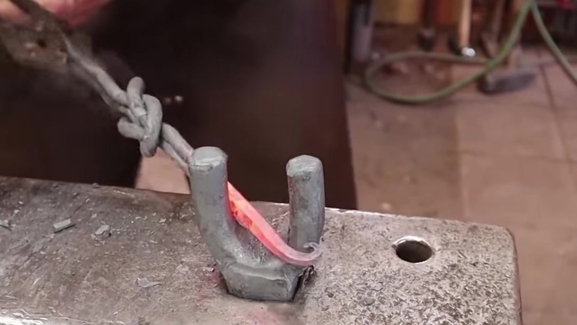 Bending and twisting metal