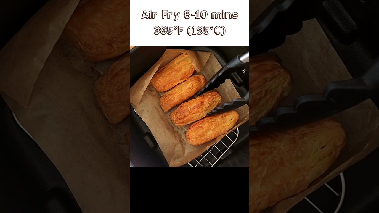No-prep air fryer puff pastry snacks!