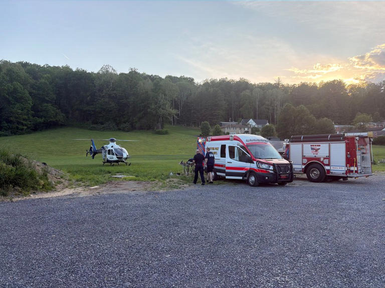 1 flown to hospital after auto-pedestrian wreck in Nutter Fort
