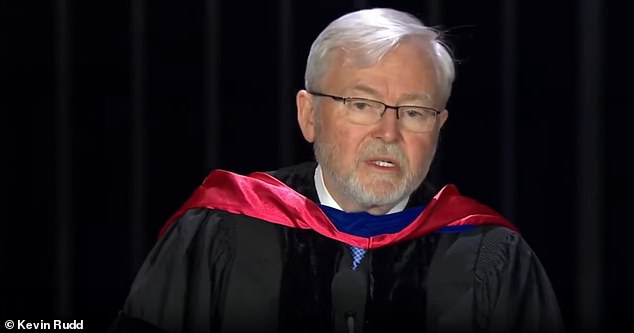 Kevin Rudd can't resist taking dig at Trump as he launches new project ...