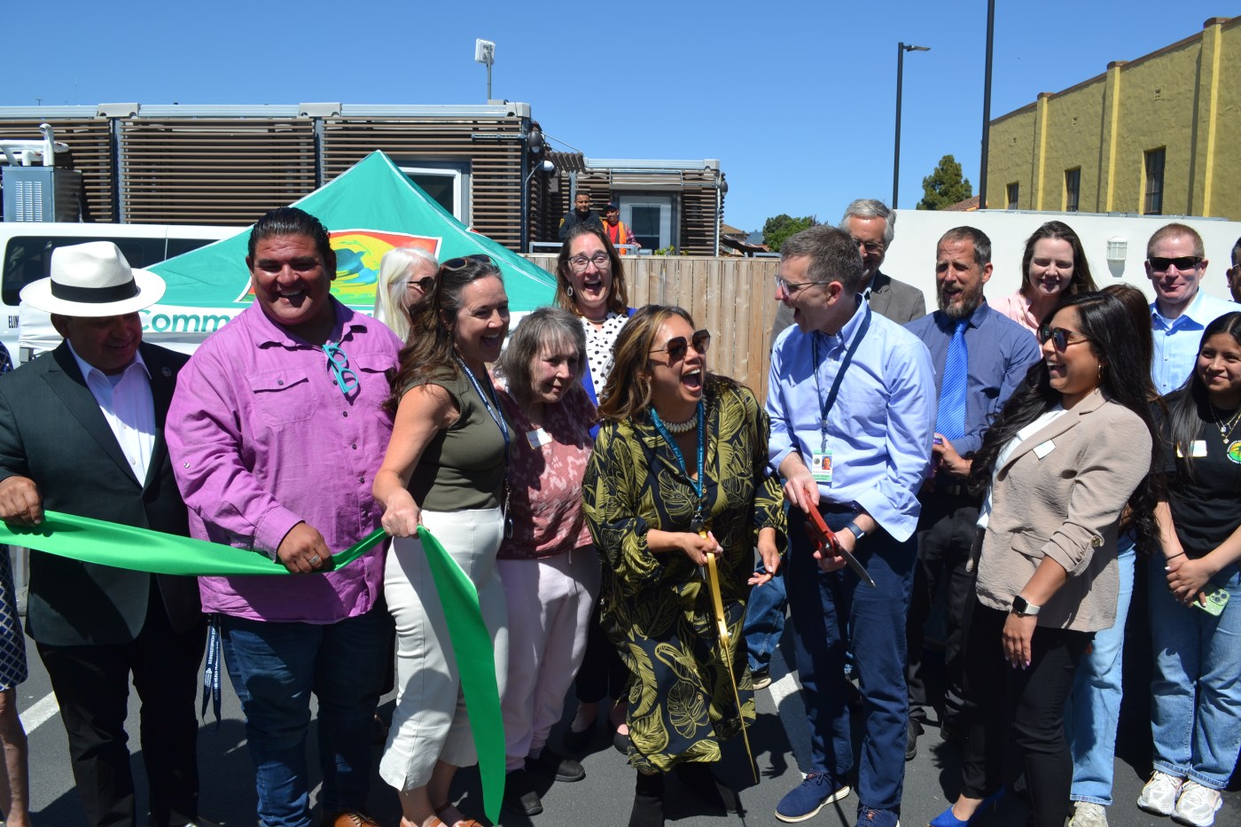 Officials celebrate opening of HOPE Village low-barrier navigation ...