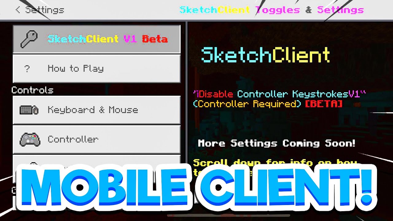 Mobile client is here! (Minecraft Bedrock)