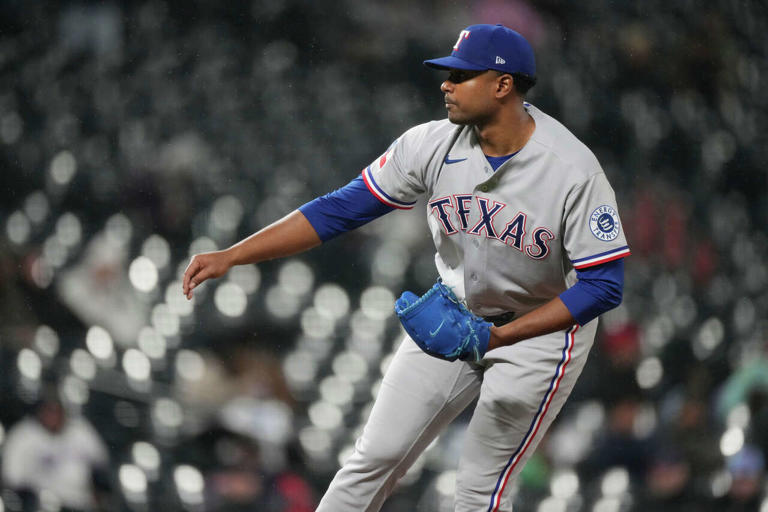 Rangers' Kumar Rocker conquers Coors Field for best road game of career ...