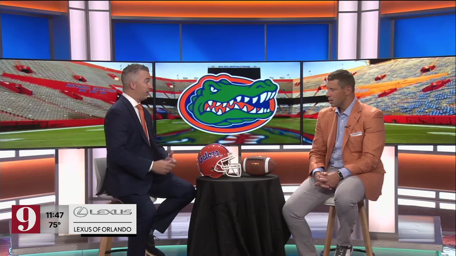 Channel 9 sports director Alex Walker goes 1-on-1 with Florida head ...