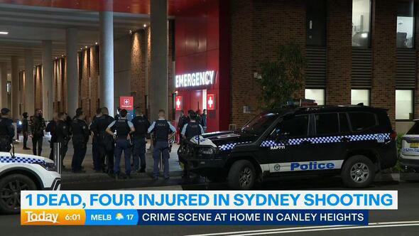 One dead and four injured after fatal shooting in Sydney