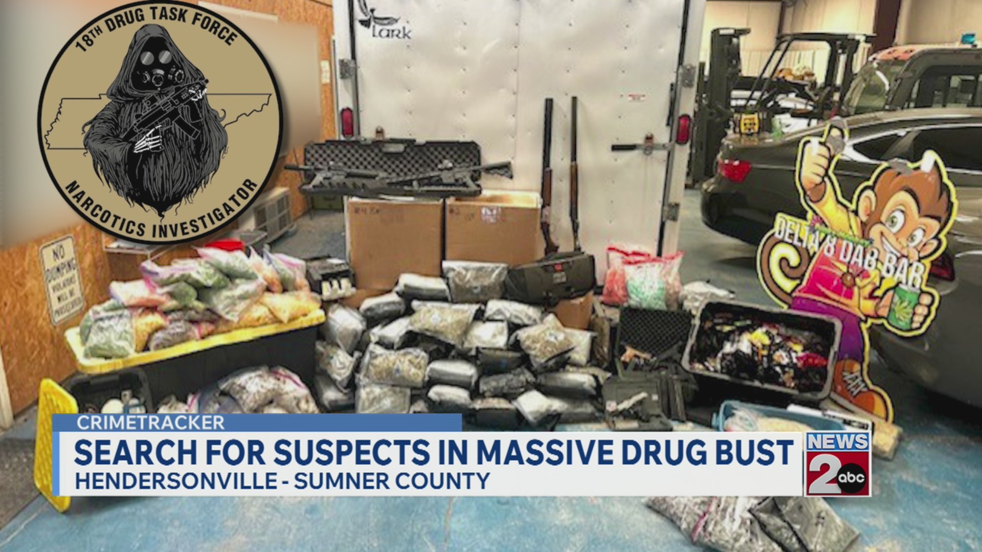 Search for suspects in massive Hendersonville drug bust
