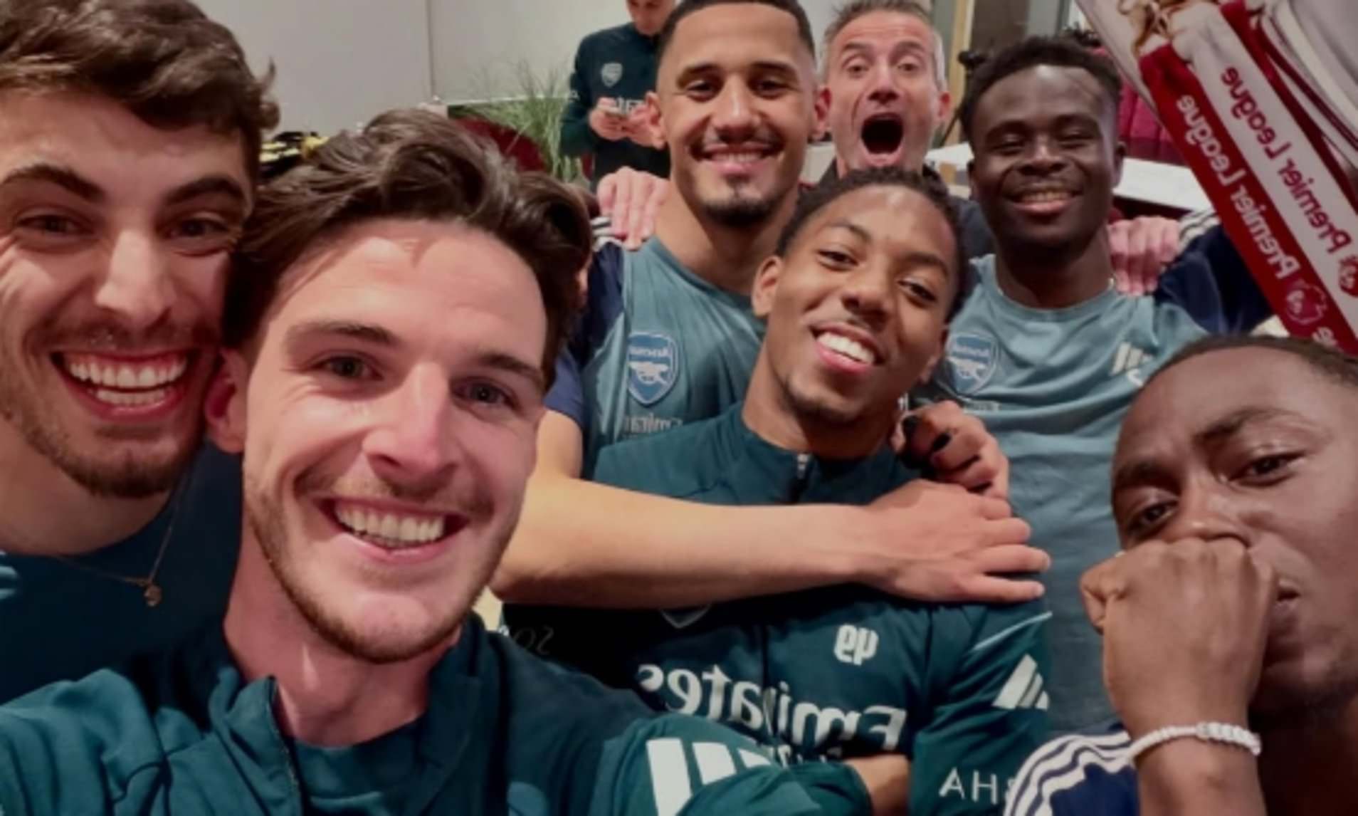 Declan Rice references infamous three-word message as he celebrates ...