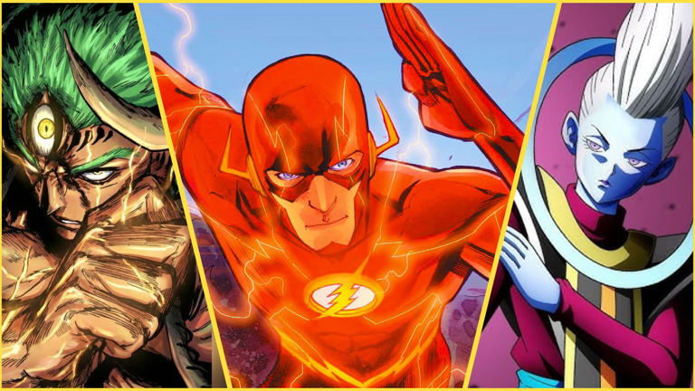 7 anime characters faster than the Flash