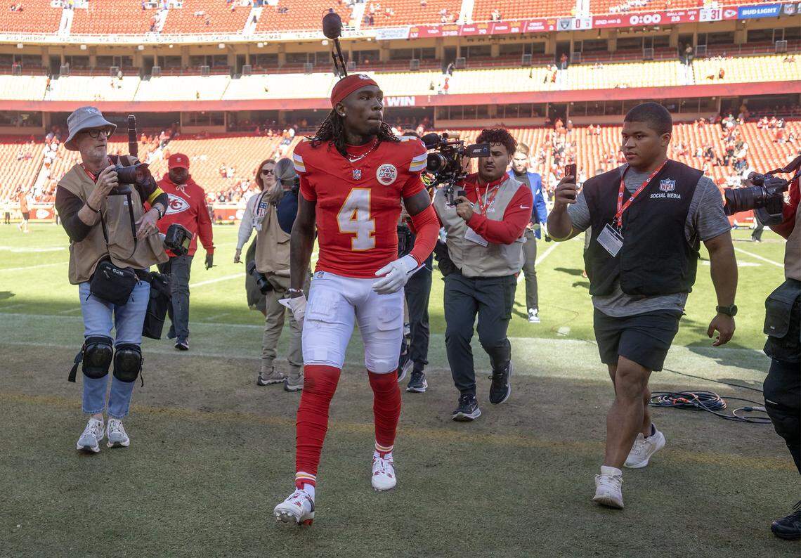 KC Chiefs wide receiver Rashee Rice to miss practice while serving jail ...