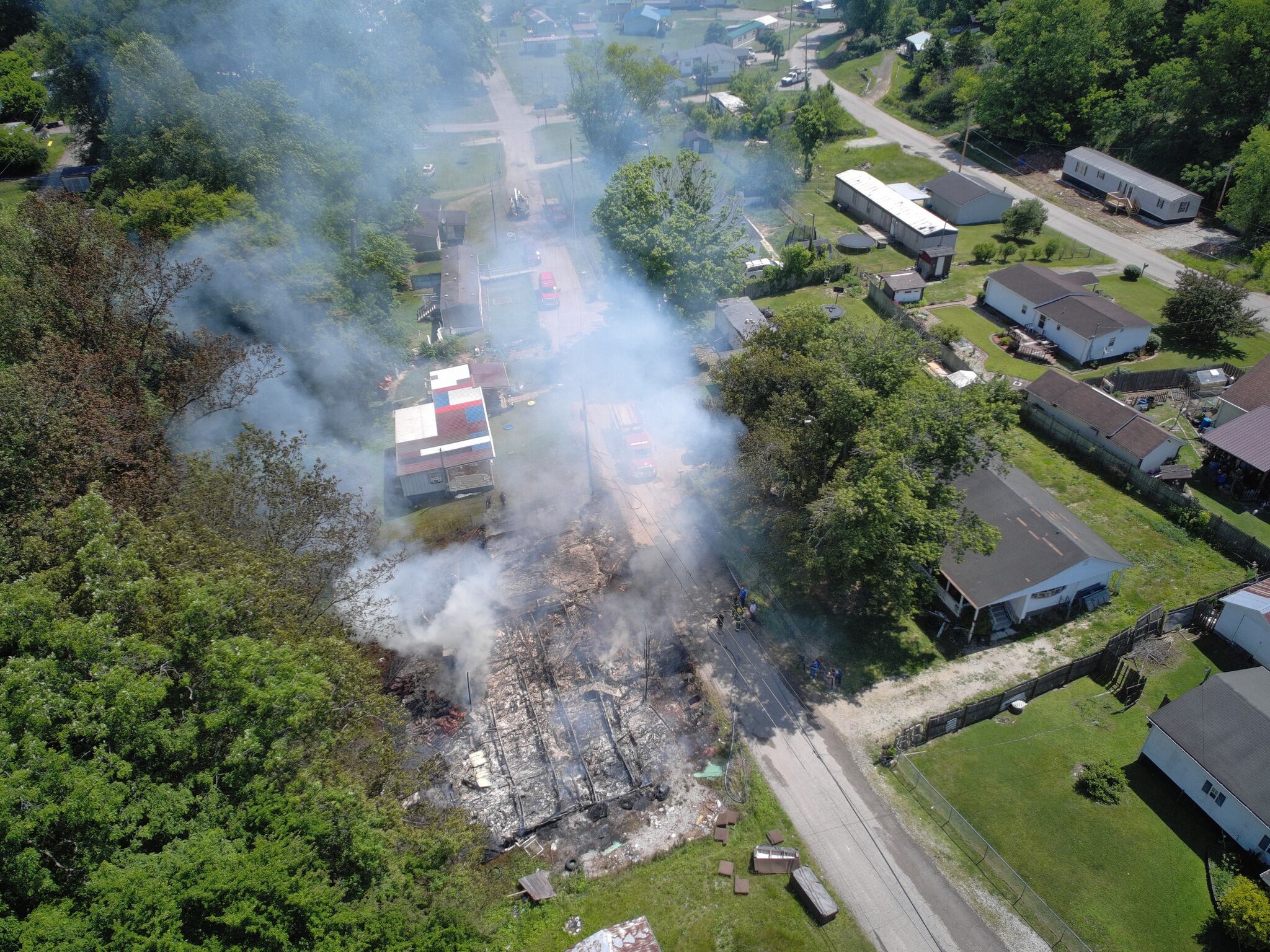 Wayne County home destroyed in Monday morning fire