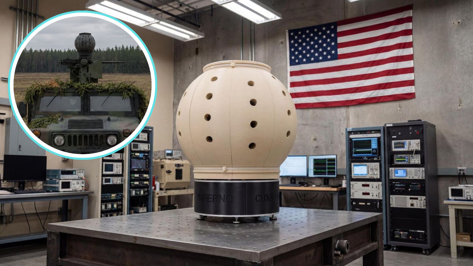 New US turret fires 54 barrels in 360 degrees at drone swarms using ...