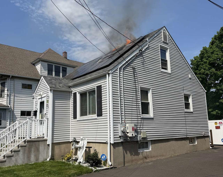 Solar panel fire extinguished at Stratford home on Clover Street ...