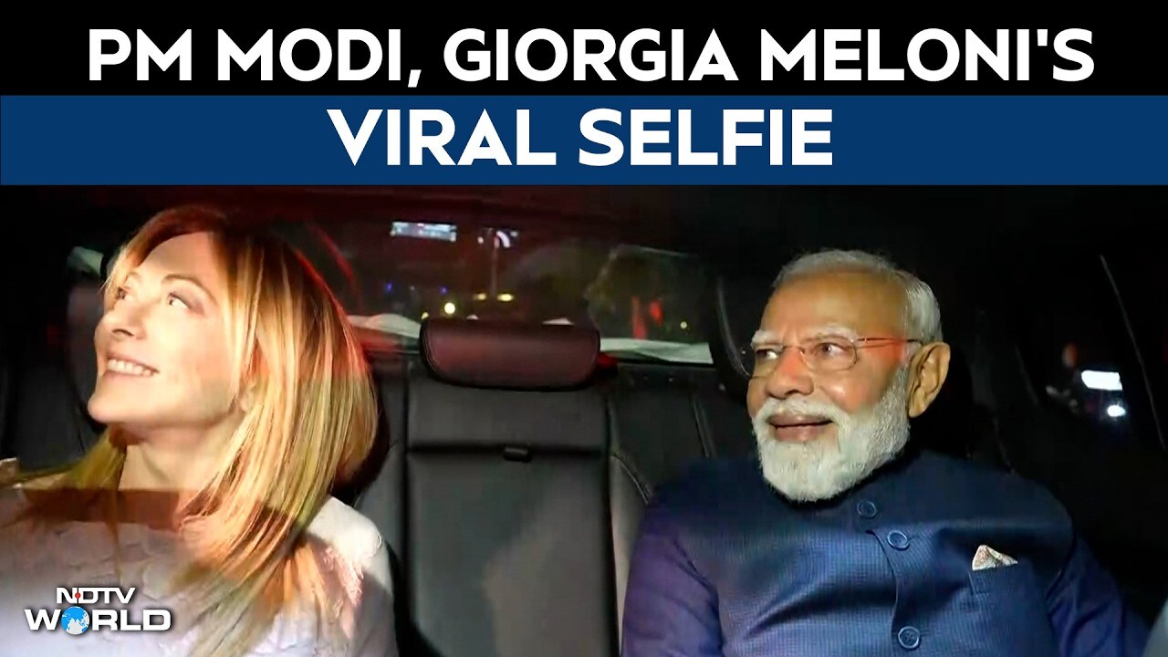 PM Modi news | PM Modi's selfie with Giorgia Meloni breaks the internet