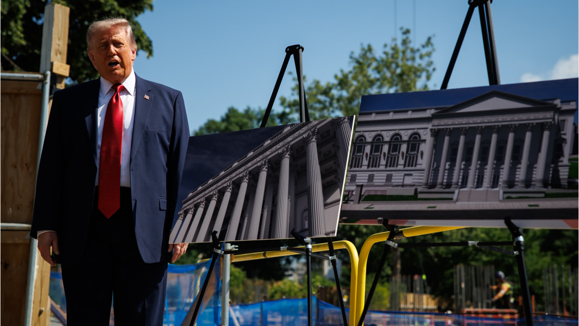 Trump reveals massive underground White House ballroom project
